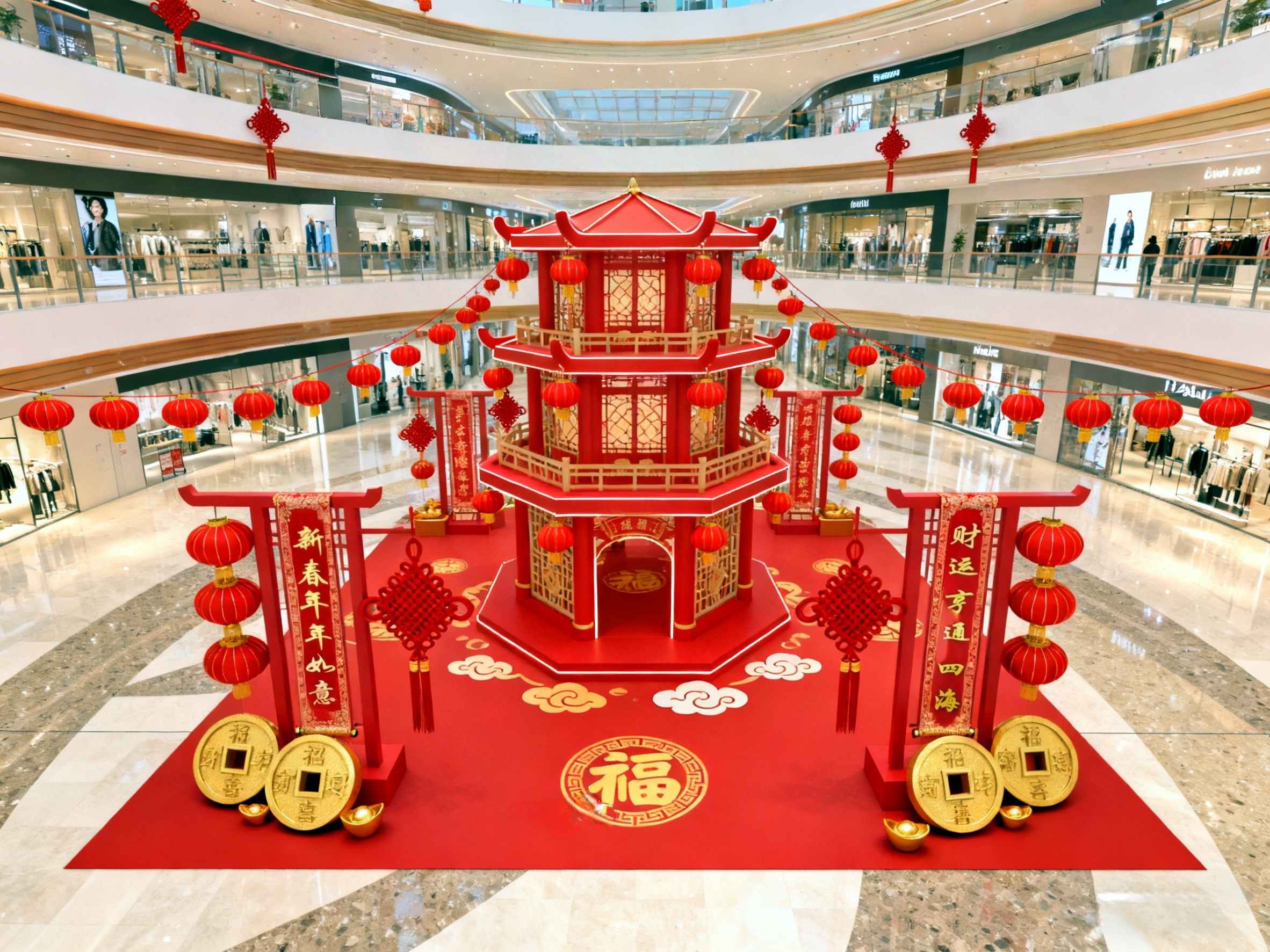 聚焦粤东：梅州、揭阳、汕头、潮州购物中心春节美陈活动设计公司盘点（图ZMTUzNjE5NDA=） - 资讯 - 站酷设计师新锐策展设计圈原创素材 - 站酷ZCOOL