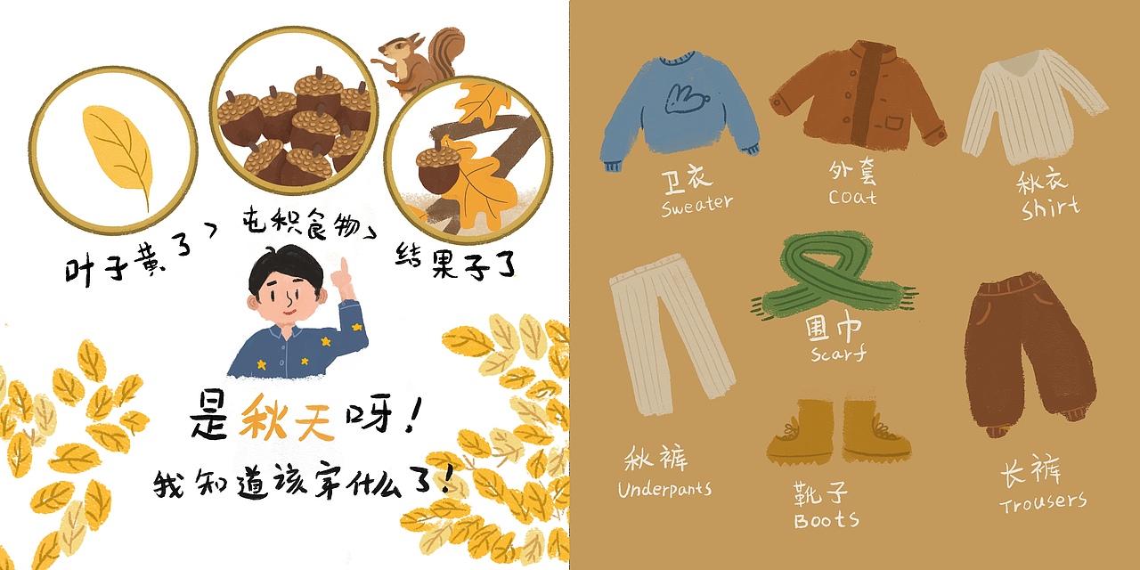 今天我该穿什么【儿童绘本】（图ZNDAxMDU5MTYw） - 绘本 - 站酷设计师AisatanMa原创素材 - 站酷ZCOOL