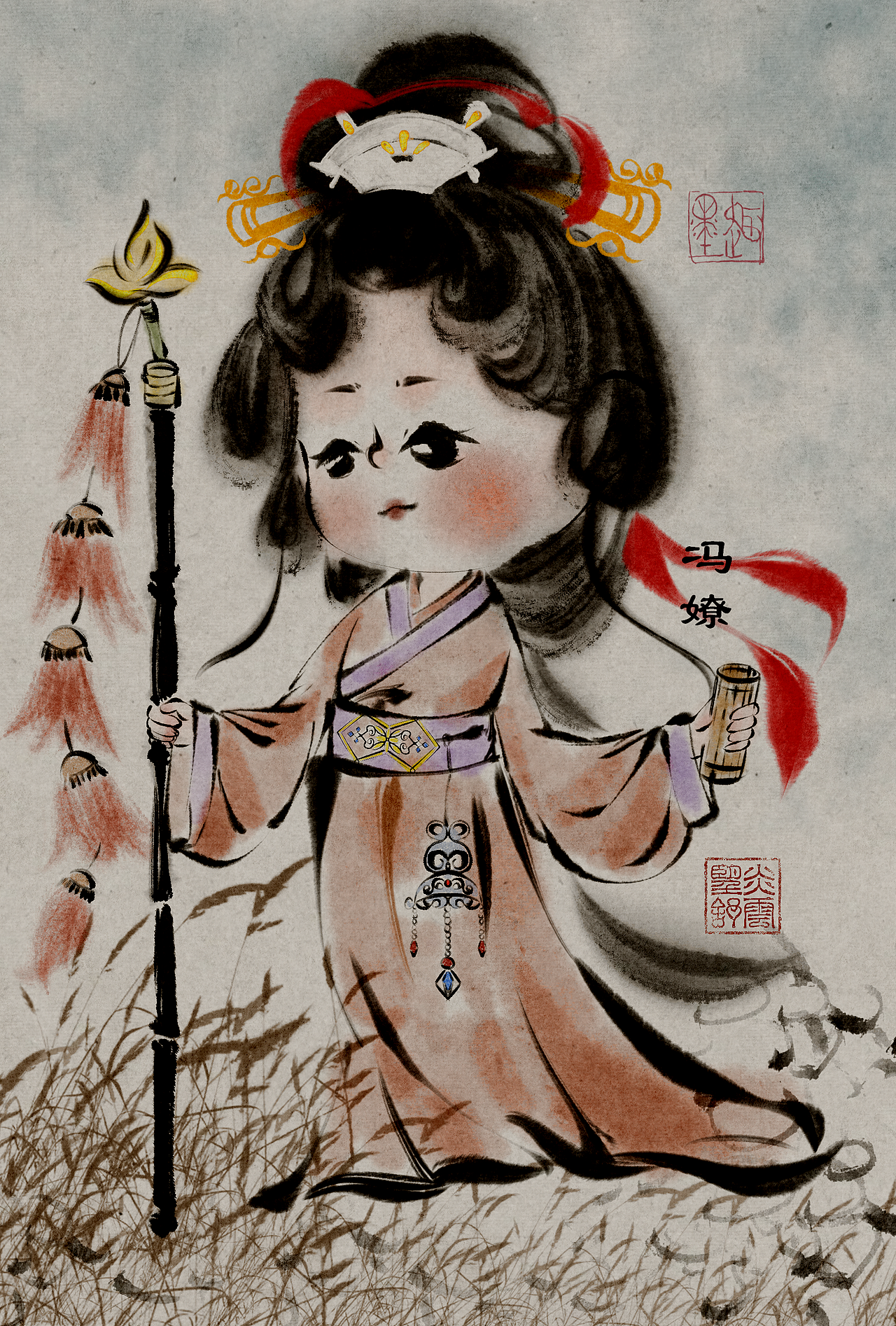 水墨人物|古人今画（更新中……）（图ZNDAxMDYwNTAw） - 创作习作 - 站酷设计师炎云望舒原创素材 - 站酷ZCOOL