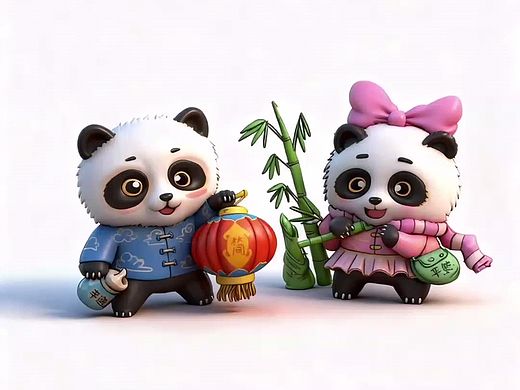 熊猫🐼IP（个人主页-ZNzMwMDE4ODg=） - 商业插画 - 站酷设计师鏮莰原创素材 - 站酷ZCOOL