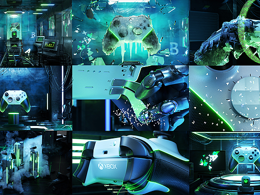 Xbox游戏手柄动态——C4D杨帆动态班