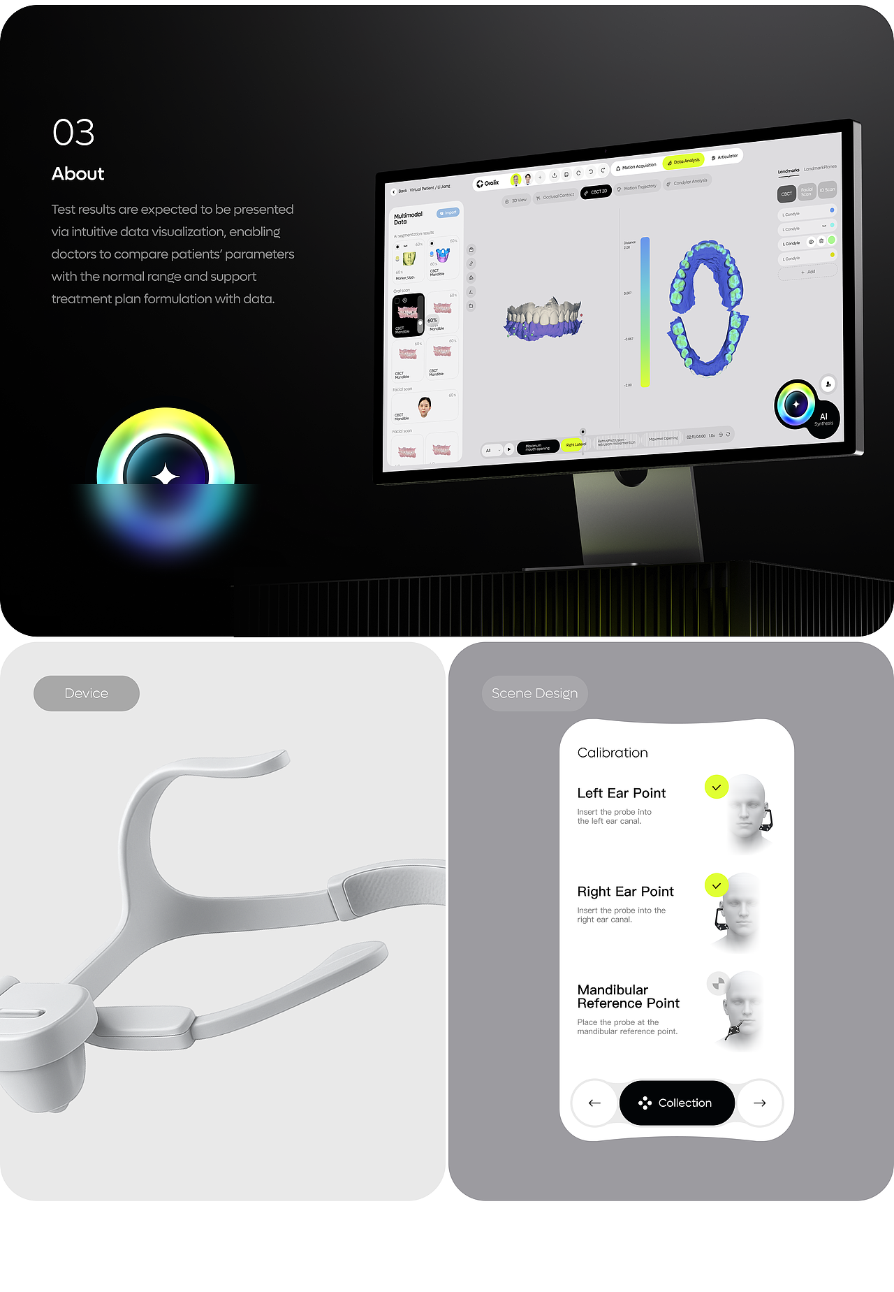 Oralix AI光学颌骨轴测应用/Software(图ZNDAxMDc2OTAw) - 软件界面 - 站酷设计师NNC念向未来原创素材 - 站酷ZCOOL