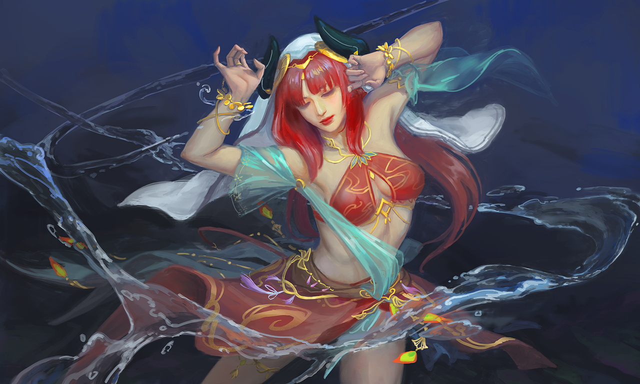 原神妮露（图ZNDAxMDc5Mzcy） - 创作习作 - 站酷设计师可乐艾斯原创素材 - 站酷ZCOOL