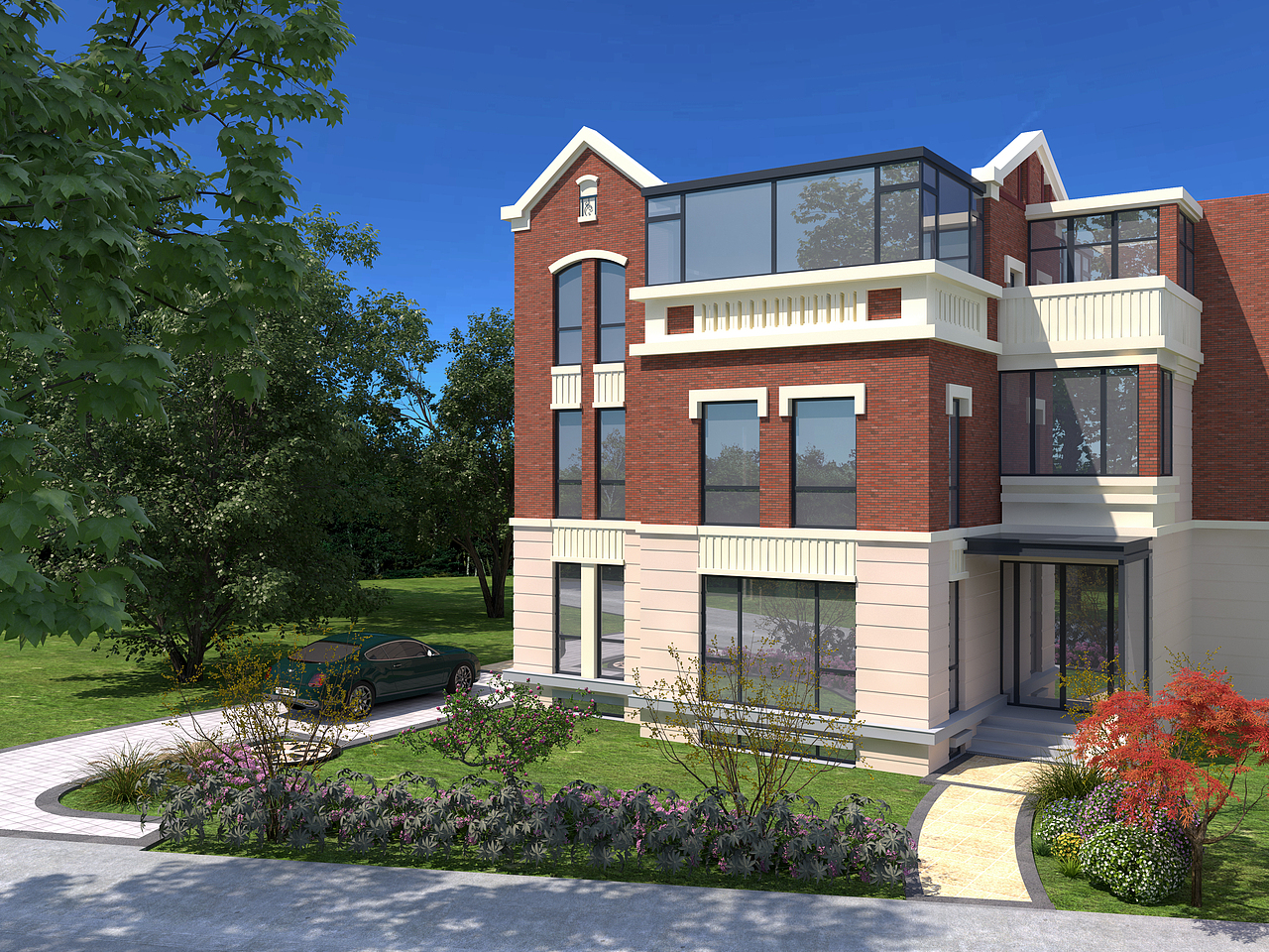 别墅外立面（图ZNDAxMDgwNTQ4） - 建筑设计 - 站酷设计师爱设计旳许妍雯原创素材 - 站酷ZCOOL