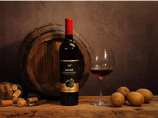 美食摄影 电商摄影 红酒葡萄酒拍摄 猕猴桃红酒