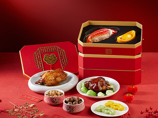 喜来登新年菜品礼盒拍摄