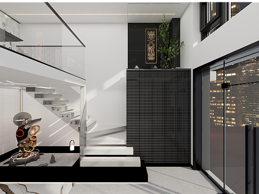 门市改造休闲车库+休息区