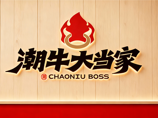 潮牛大当家潮汕海鲜火锅品牌全案设计