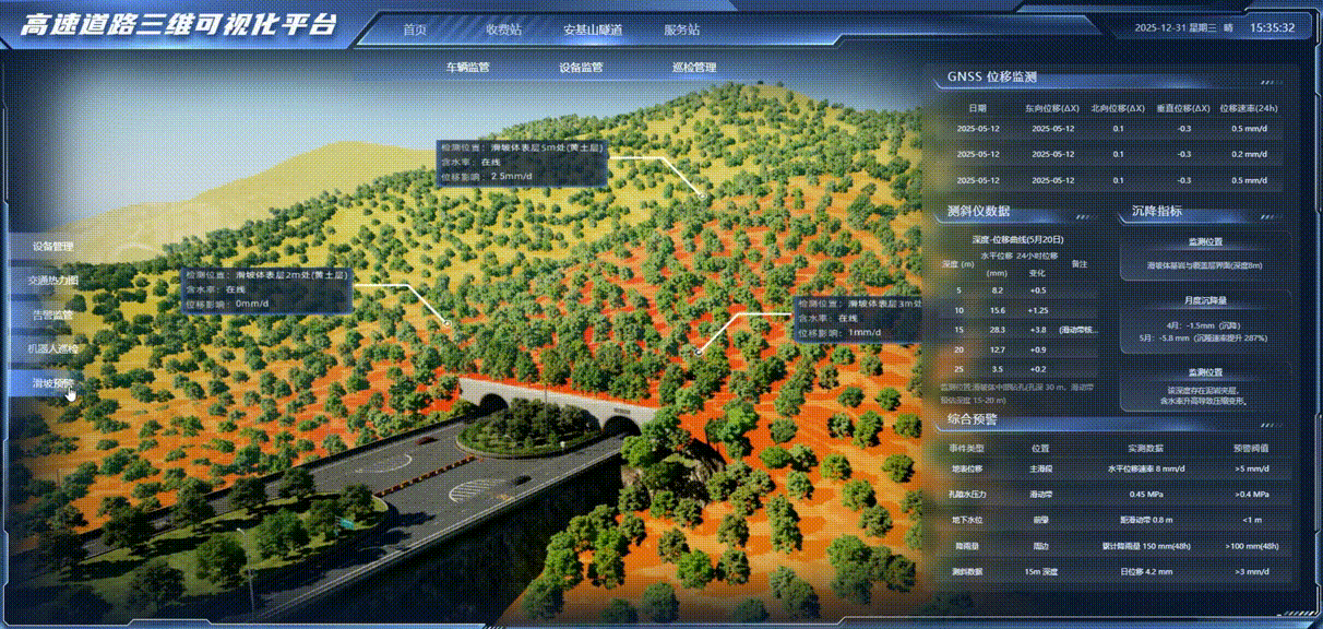 巡天科技 | 高速道路三维可视化平台（图ZNDAxMTAzODEy） - 交互/UE - 站酷设计师杭州巡天科技原创素材 - 站酷ZCOOL