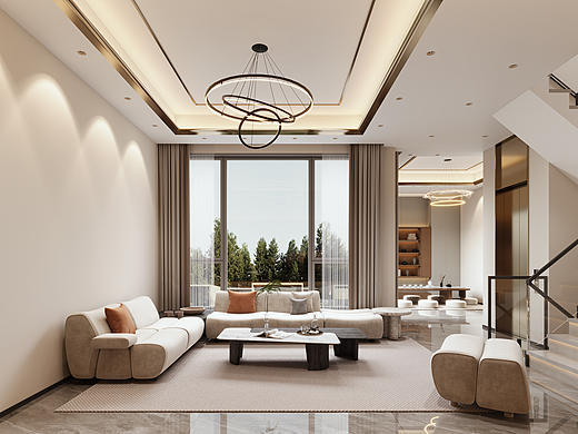 首创禧瑞阅府别墅公区设计