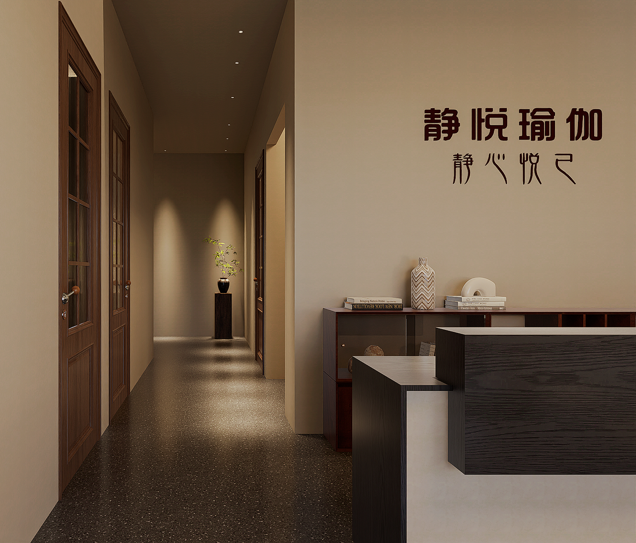 静悦瑜伽台科店设计（图ZNDAxMTE0Njg4） - 商业空间设计 - 站酷设计师六道设计事务所原创素材 - 站酷ZCOOL