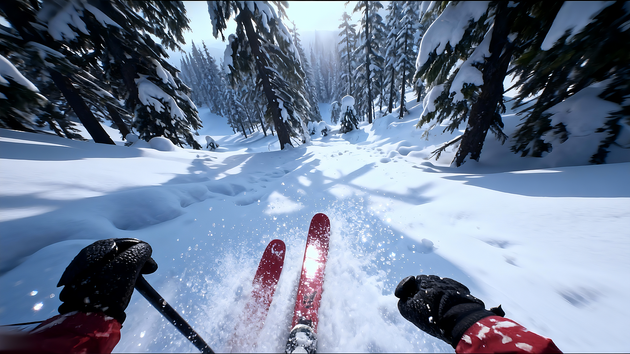 AI运动短片模仿练习项目《滑雪》（图ZNDAxMTIzODg0） - 短片 - 站酷设计师最中原创素材 - 站酷ZCOOL