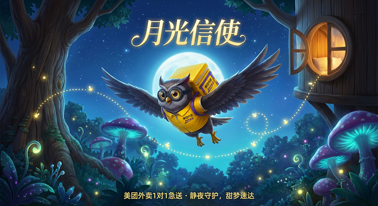 月光信使·静夜之约（图ZNDAxMTI0Mzk2） - AI作品 - 站酷设计师智万万原创素材 - 站酷ZCOOL