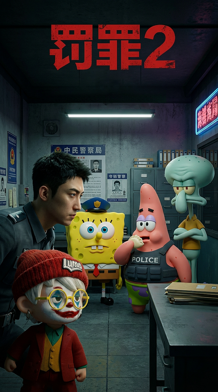 跟着Lumo乱入《罚罪2》电影海报中（图ZNDAxMTI1NDky） - 海报 - 站酷设计师爱发光原创素材 - 站酷ZCOOL