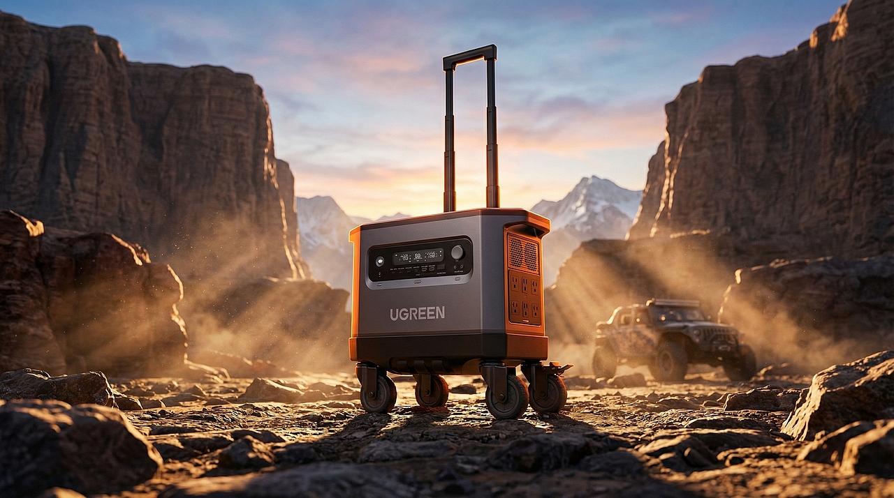 AIGC 赋能UGREEN户外电源海报（图ZNDAxMTI2MDYw） - 产品 - 站酷设计师飞天的兔子原创素材 - 站酷ZCOOL