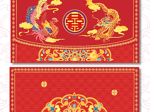 龙凤红包设计