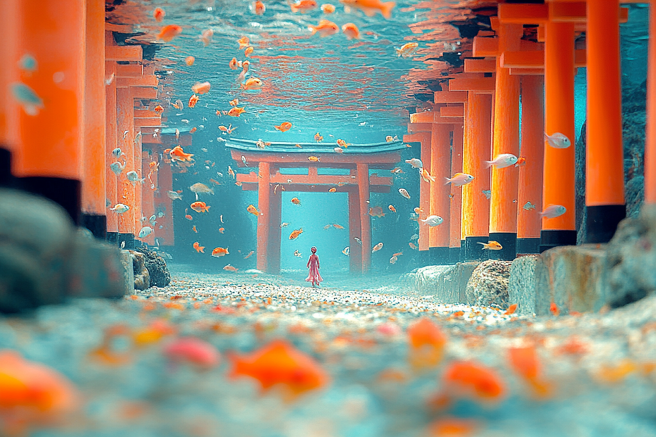 水/光/梦 Visual illusion 100张（图ZNDAxMTM0NzIw） - AI作品 - 站酷设计师清松珠宝课堂原创素材 - 站酷ZCOOL