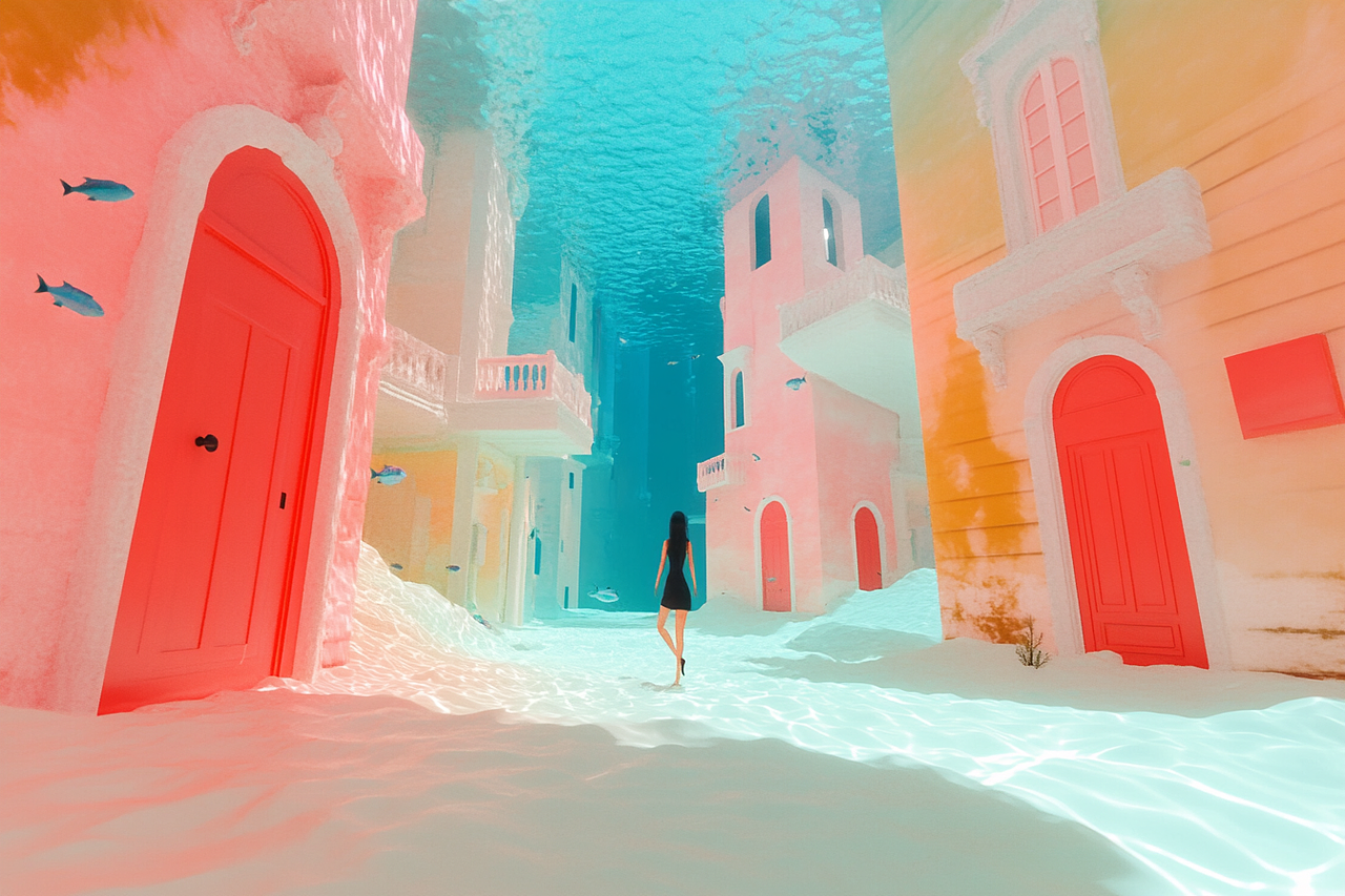水/光/梦 Visual illusion 100张（图ZNDAxMTM0ODM2） - AI作品 - 站酷设计师清松珠宝课堂原创素材 - 站酷ZCOOL