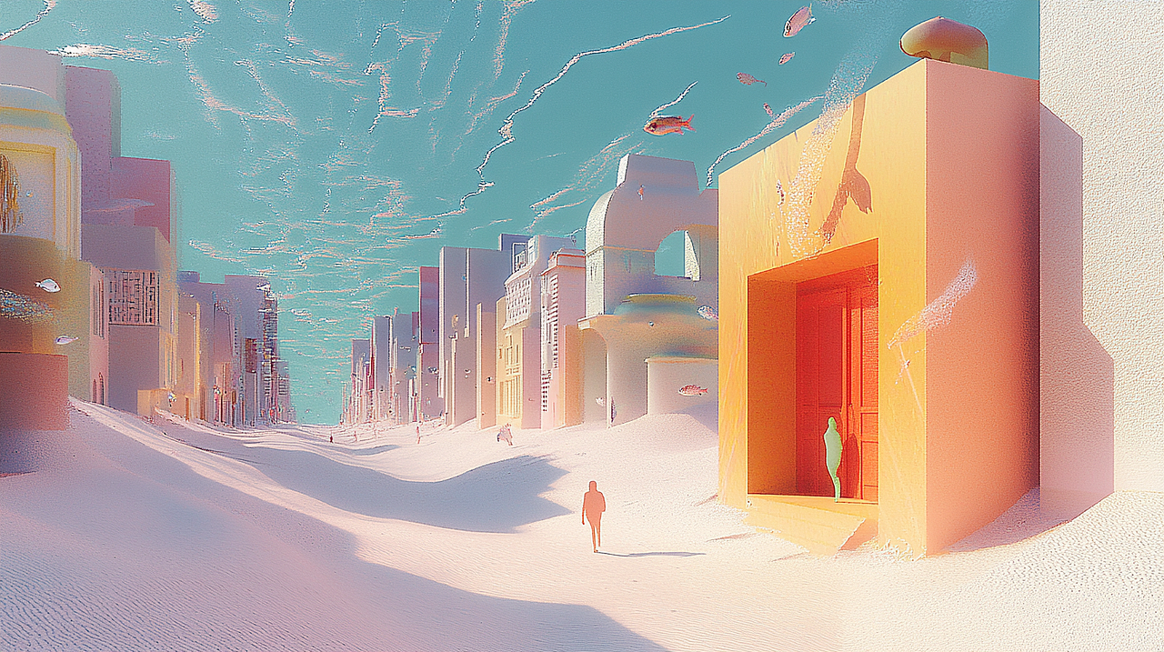 水/光/梦 Visual illusion 100张（图ZNDAxMTM0NjQ0） - AI作品 - 站酷设计师清松珠宝课堂原创素材 - 站酷ZCOOL