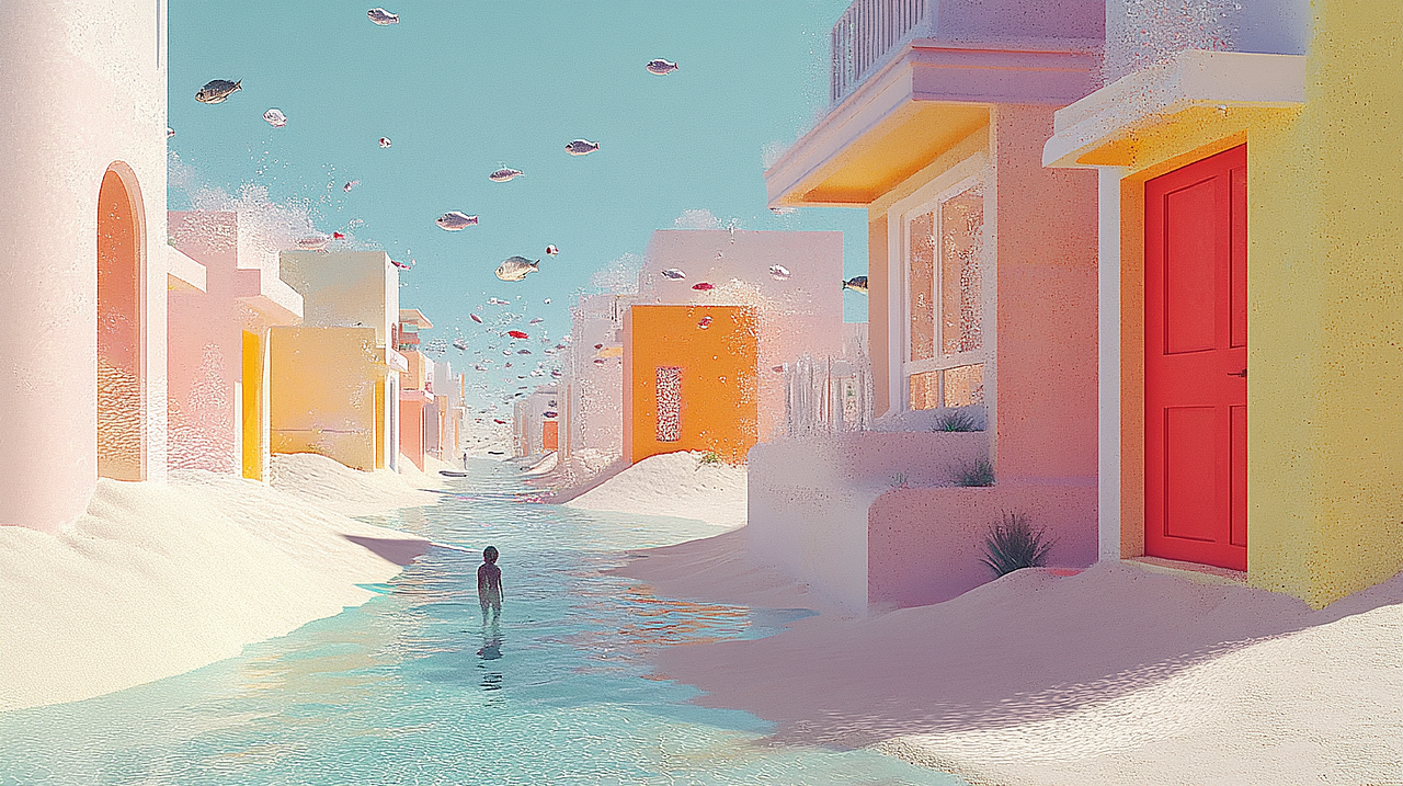 水/光/梦 Visual illusion 100张（图ZNDAxMTM0NjI4） - AI作品 - 站酷设计师清松珠宝课堂原创素材 - 站酷ZCOOL
