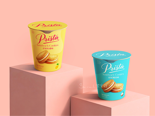 《Prista》夹心饼干包装设计 | 食品包装设计