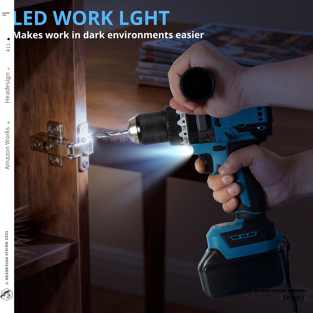 扭矩电钻产品拍摄_主图设计_A+页面设计-狮子头视觉（图ZNDAxMTQ3MDAw） - 电商 - 站酷设计师亚马逊主图设计原创素材 - 站酷ZCOOL