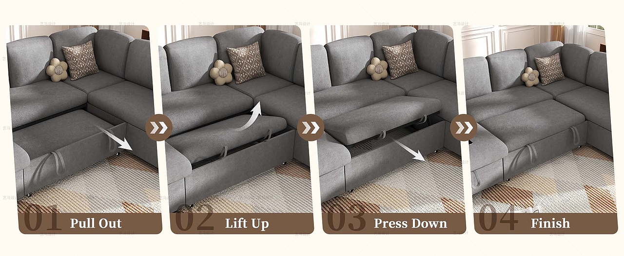 家居用品 羊绒储物-Amazon案例 亚马逊主副图A+设计（图ZNDAxMTUxMTE2） - 电商 - 站酷设计师亚马逊设计工作室原创素材 - 站酷ZCOOL