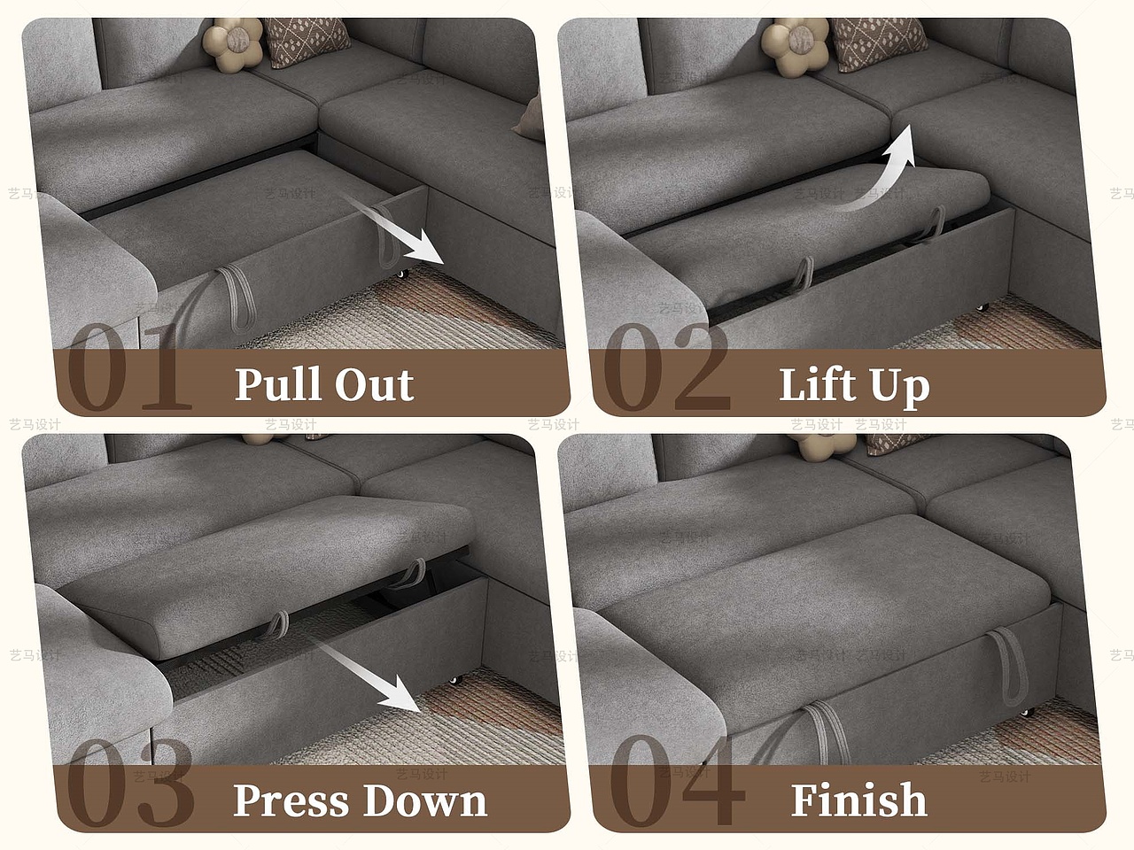 家居用品 羊绒储物-Amazon案例 亚马逊主副图A+设计（图ZNDAxMTUxMTQ0） - 电商 - 站酷设计师亚马逊设计工作室原创素材 - 站酷ZCOOL