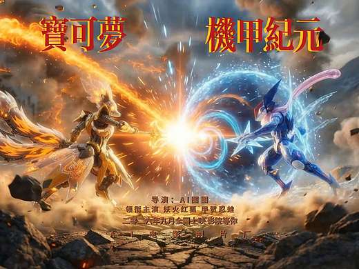 AI短片[宝可梦机甲纪元]对战