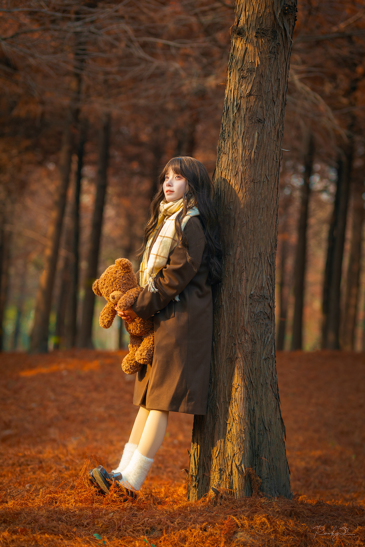 火紅落羽杉（圖ZNDAxMTU3MzMy） - 人像攝影 - 站酷設(shè)計(jì)師微胖凹凸曼原創(chuàng)素材 - 站酷ZCOOL