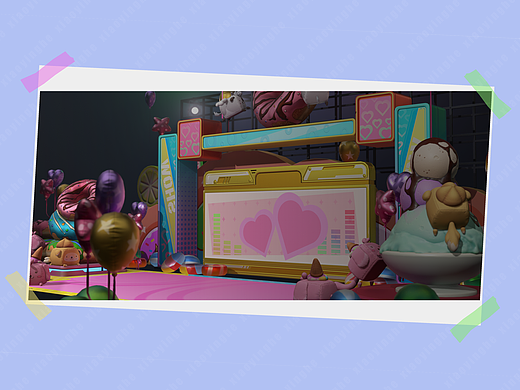 虚拟3D直播场景—主题舞台