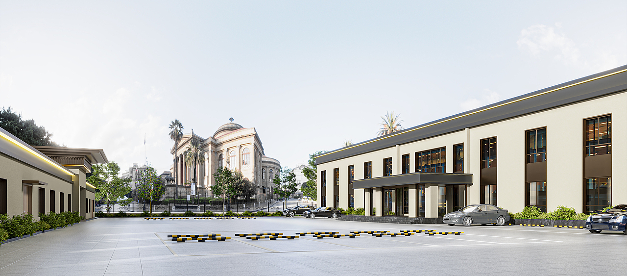 产业园区办公室|以现代极简为骨融雅致质感为魂 ​​​（图ZNDAxMTgyNzEy） - 商业空间设计 - 站酷设计师是小巴菲呀原创素材 - 站酷ZCOOL