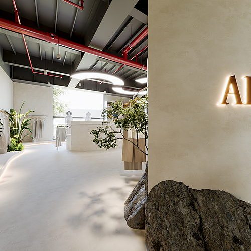 ALOAI｜把森林搬进店里是什么体验（图ZNDAxMTg1MDMy） - 商业空间设计 - 站酷设计师米米米朵丶原创素材 - 站酷ZCOOL