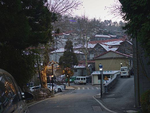 庐山印象.刚刚睡醒的路灯