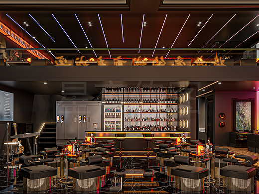 清吧效果图（个人主页-ZNzMwMTU4MzY=） - 酒店餐饮设计 - 站酷设计师Z632975315原创素材 - 站酷ZCOOL