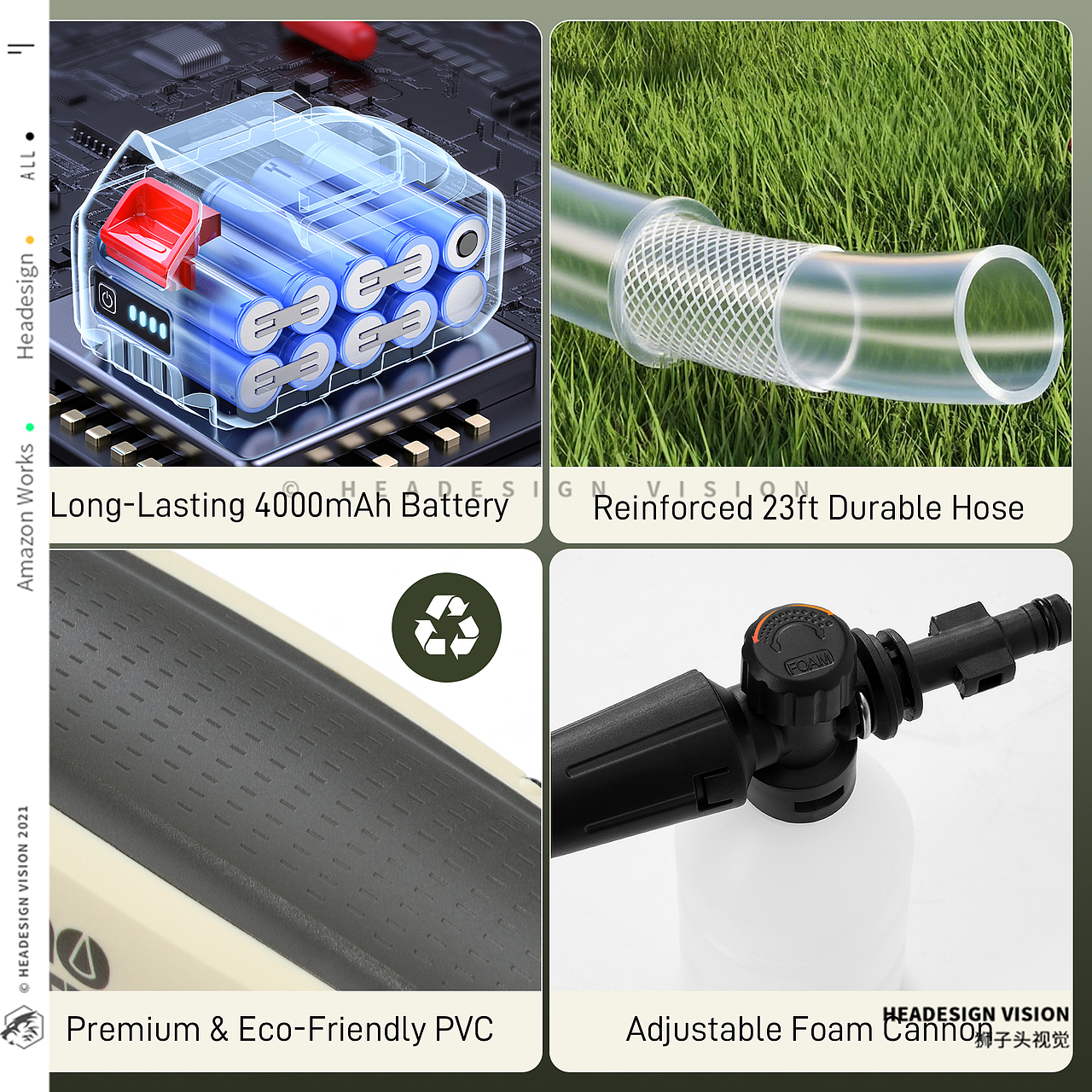高压水枪产品拍摄_主图设计_A+页面-狮子头视觉（图ZNDAxMjExMjAw） - 电商 - 站酷设计师亚马逊主图设计原创素材 - 站酷ZCOOL