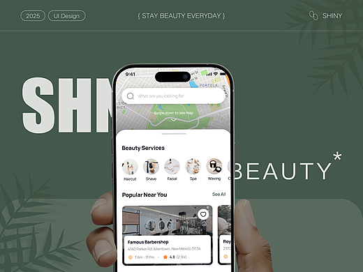 美容服务预约APP-UI/UX设计（个人主页-ZNzMwMTYzODg=） - 交互/UE - 站酷设计师TOT猫原创素材 - 站酷ZCOOL