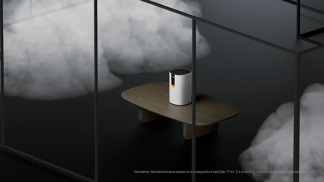 DREO｜Air Purifier Overseas「三维版烟雾房测试」（图ZNDAxMjI0MDgw） - 动画/影视 - 站酷设计师比奇堡的刁民原创素材 - 站酷ZCOOL