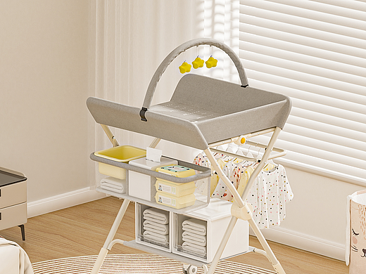 婴儿护理台电商场景建模渲染