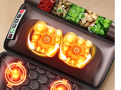 按摩床垫产品建模 详情页