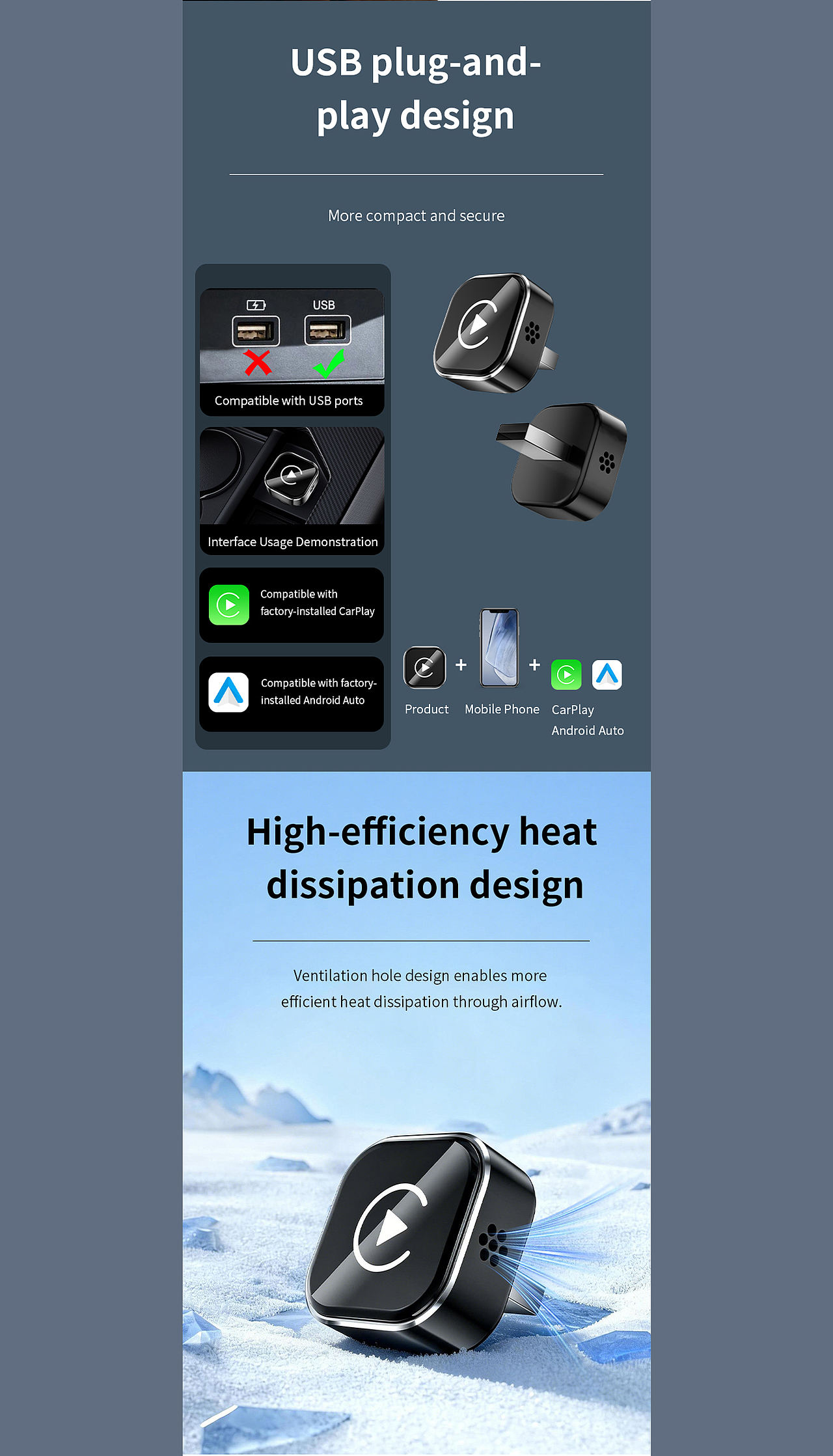 无线CarPlay/1688详情（图ZNDAxMjM3OTky） - 电商 - 站酷设计师设计里的糖原创素材 - 站酷ZCOOL