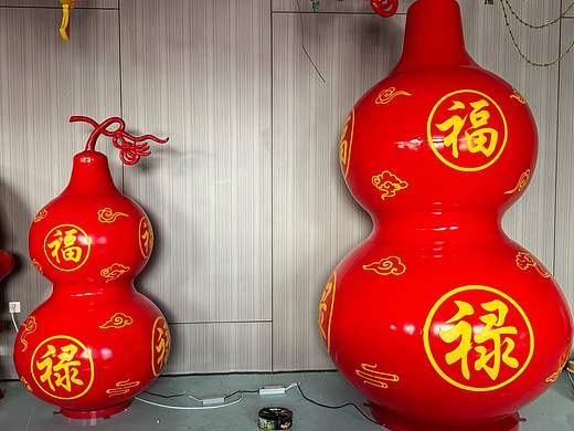 燈光小品福祿葫蘆（個人主頁-ZNzMwMTg3NTI=） - 環(huán)境/建筑攝影 - 站酷設計師世博光電景觀燈原創(chuàng)素材 - 站酷ZCOOL