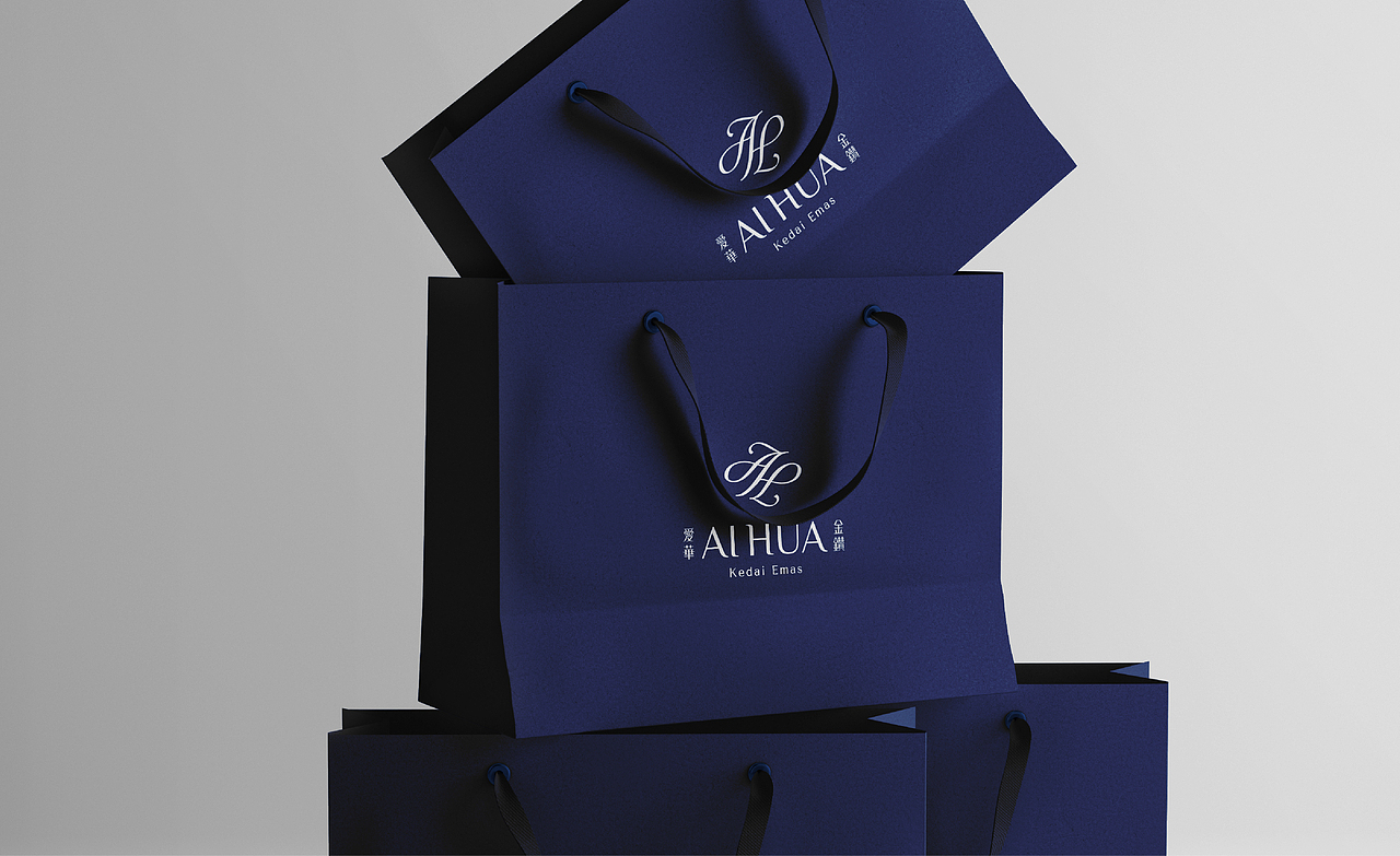 爱华 Ai Hua Jewellery Logo Design(图ZNDAxMjM5NzYw) - 品牌 - 站酷设计师Epikinono_Studio原创素材 - 站酷ZCOOL