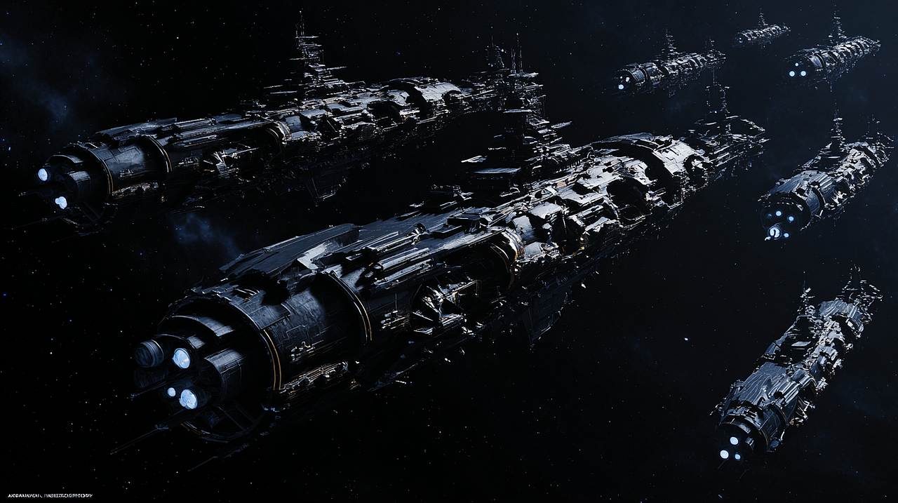 星际飞船，你最喜欢哪一艘？（图ZNDAxMjUyNDAw） - AI作品 - 站酷设计师斗神俊俊原创素材 - 站酷ZCOOL