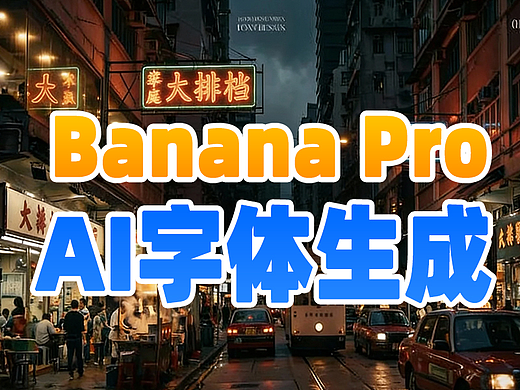 告别 “字体找半天”：Nano Banana Pro 字体生成，1 分钟出图