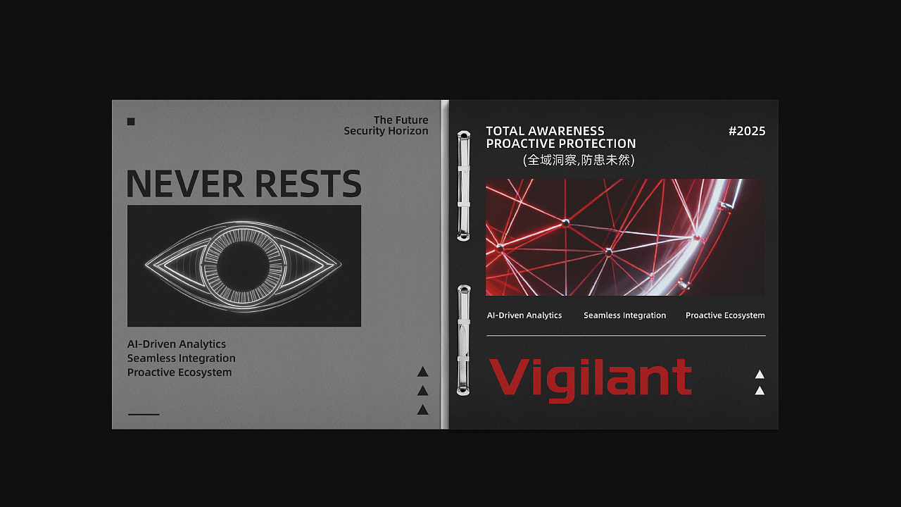 维境安防Vigilant | 品牌视觉概念设计（图ZNDAxMjYyNjk2） - 品牌 - 站酷设计师MOXIMO_原创素材 - 站酷ZCOOL