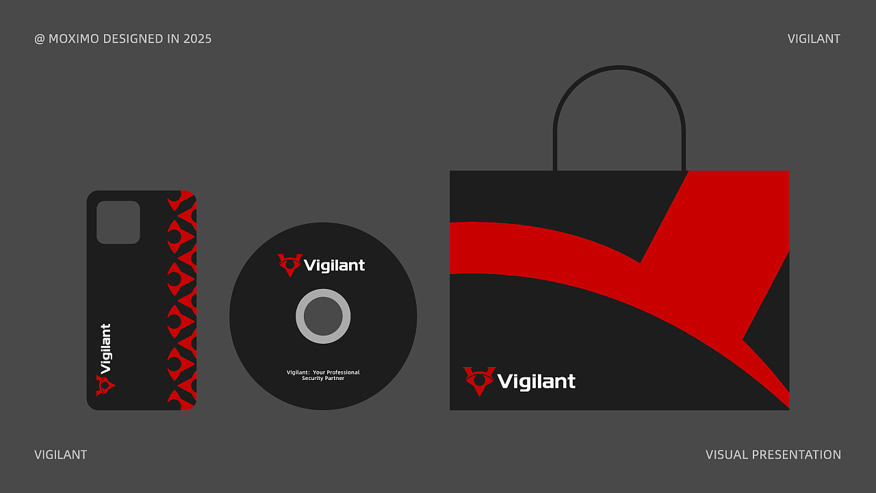 维境安防Vigilant | 品牌视觉概念设计（图ZNDAxMjYyNzYw） - 品牌 - 站酷设计师MOXIMO_原创素材 - 站酷ZCOOL