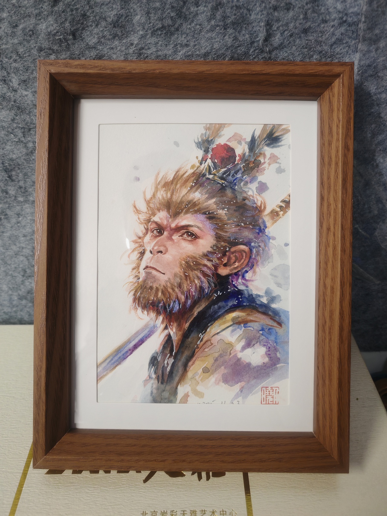 水彩悟空头像（图ZNDAxMjY0NDI0） - 创作习作 - 站酷设计师悟破头陀原创素材 - 站酷ZCOOL