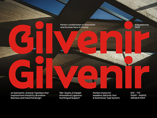 8字重品牌商标logo海报封面标题无衬线英文字体家族