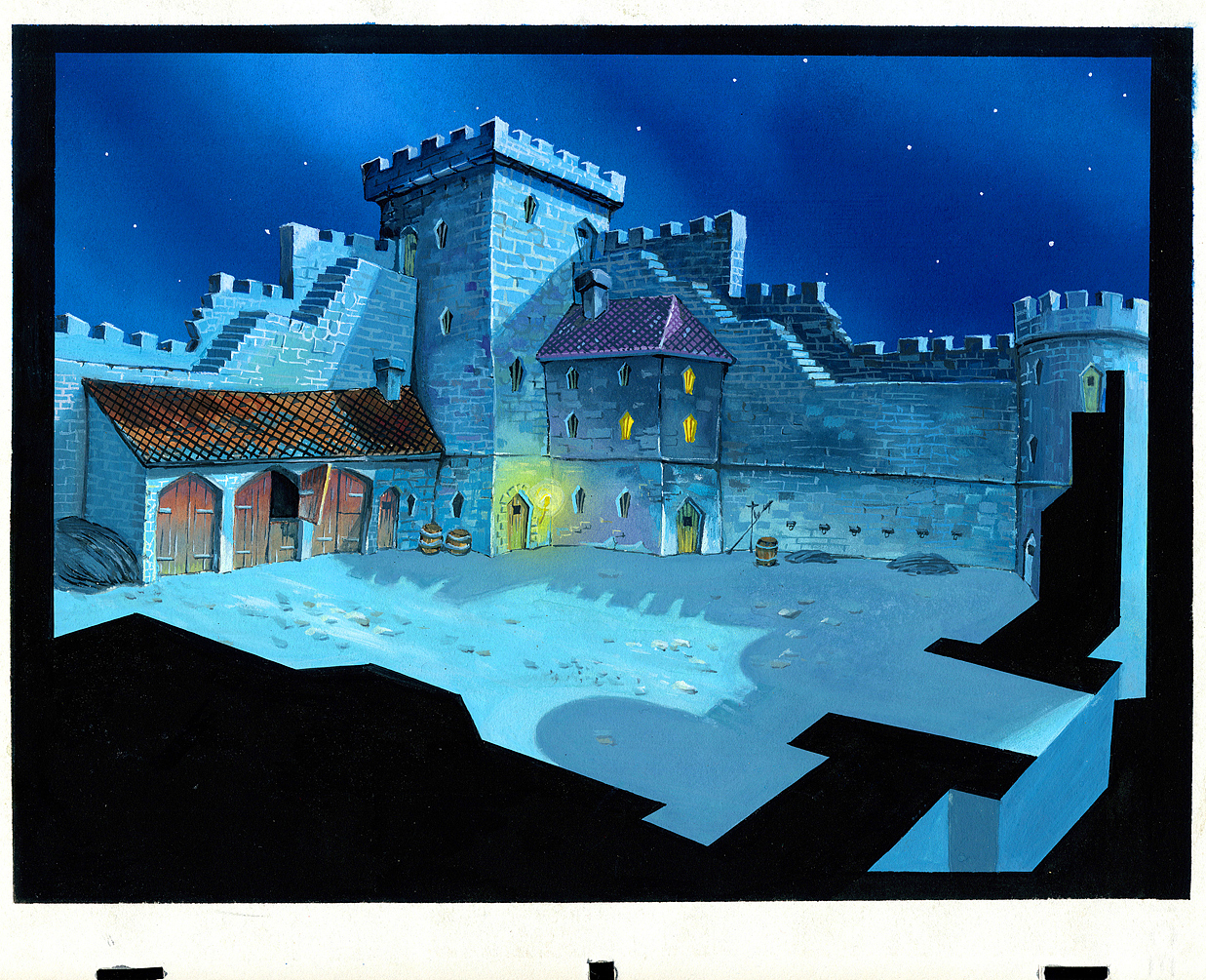 手绘背景（图ZNDAxMjcxMjc2） - 艺术插画 - 站酷设计师阳光山海原创素材 - 站酷ZCOOL